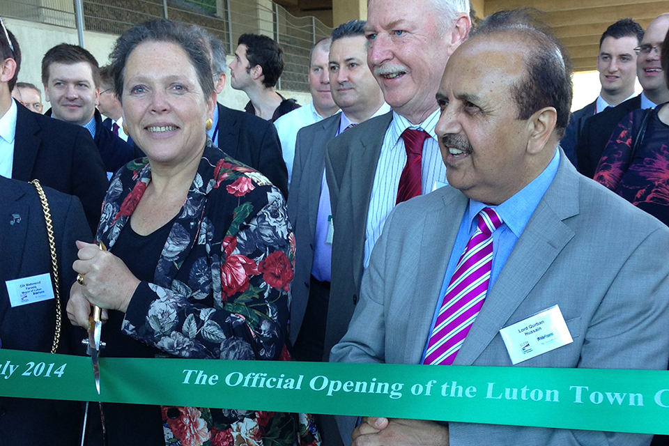 Baroness Kramer launches Luton transport scheme
