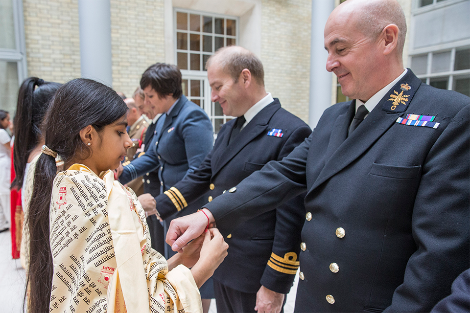 Armed Forces Hindu Network celebrates Raksha Bandan across the UK