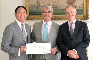 Celebrating same sex marriages at the British Embassy Tokyo