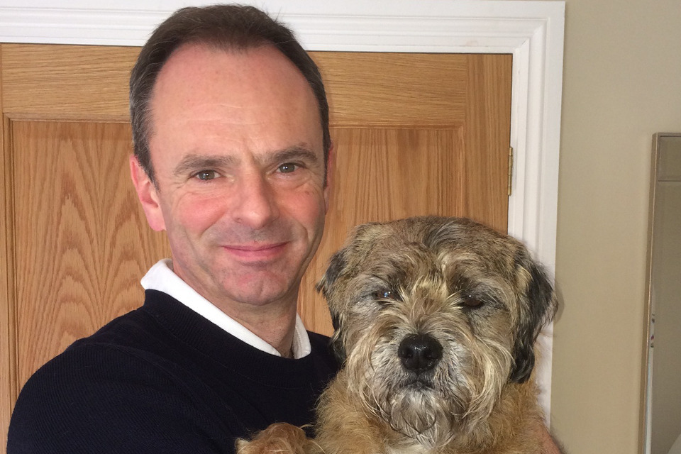 DIO staff reunite lost dog with owner