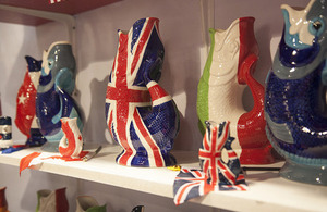 Gluggle Jugs Ltd. was one of the 33 British companies on display at the tradeshow.