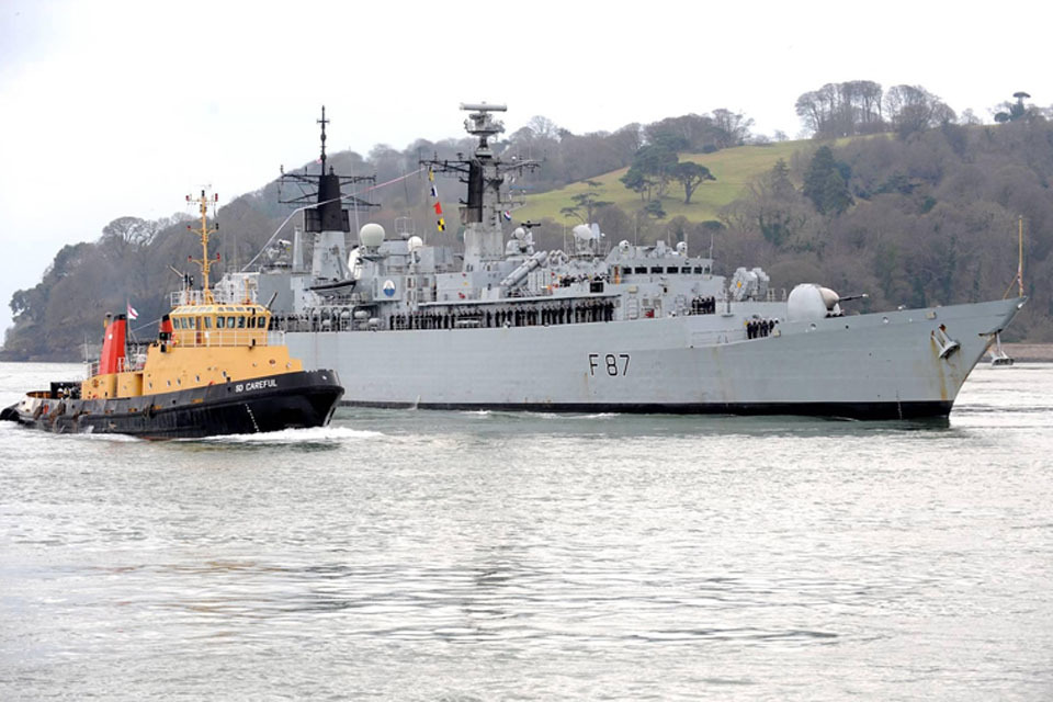HMS Chatham's final homecoming