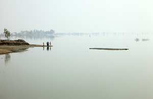 Vast areas of Pakistan's Sindh province submerged under water in 2010. Picture: DFID/Russell Watkins