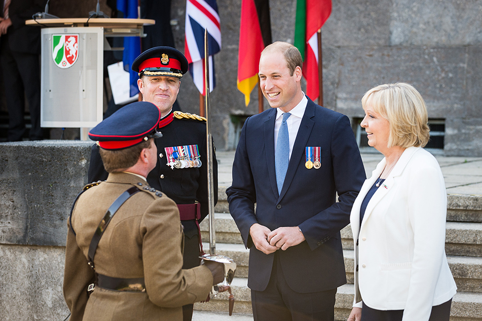 Duke of Cambridge attends 70 year anniversary celebrations of the state of North Rhine Westphalia