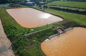 Saltburn mine water treatment scheme.