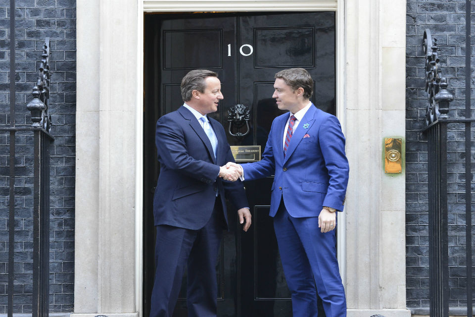 David Cameron holds talks with Estonian Prime Minister Rõivas