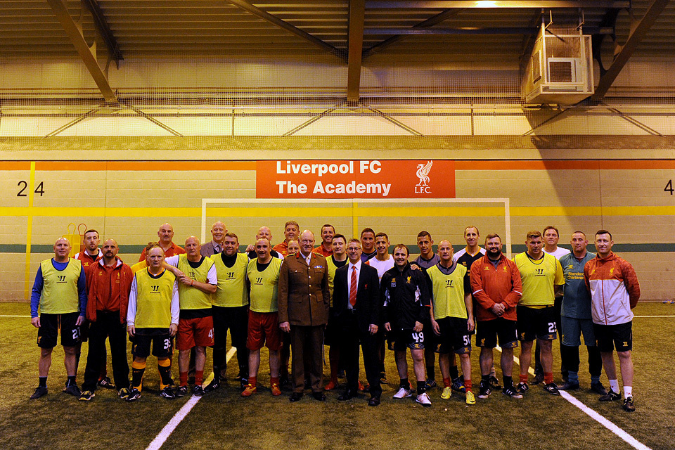 Liverpool Football Club supports UK forces