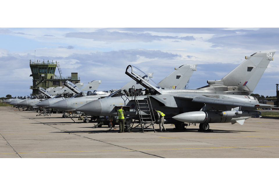 12 (Bomber) Squadron Tornado GR4s