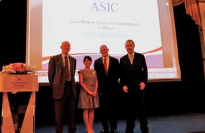 British Embassy Bangkok supports ASIC on university accreditation in Thailand.