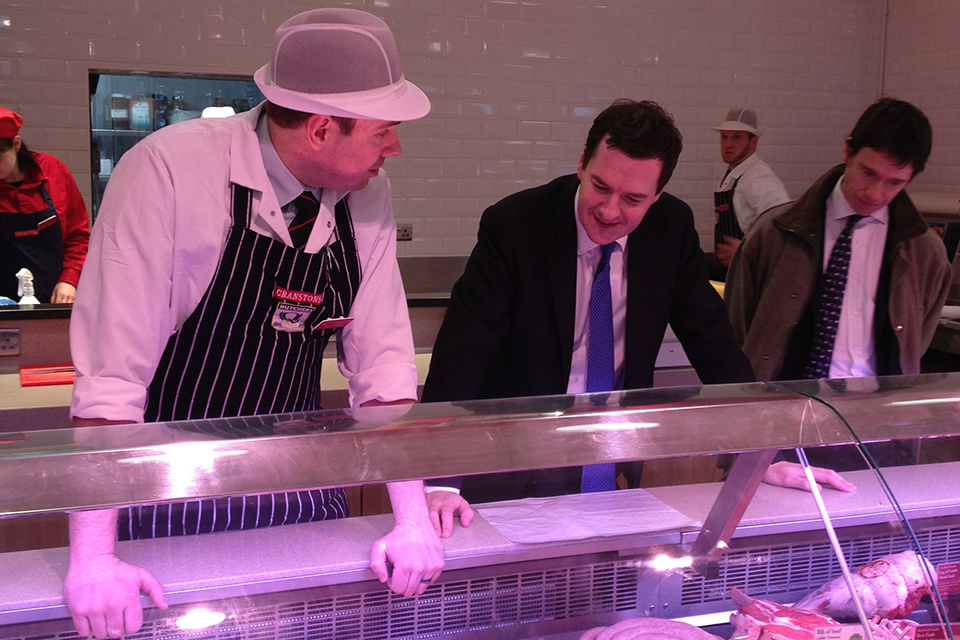 Chancellor visits Carlisle Businesses