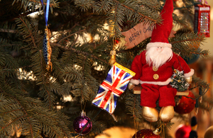 The British Embassy in Beijing closed for Christmas and New Year