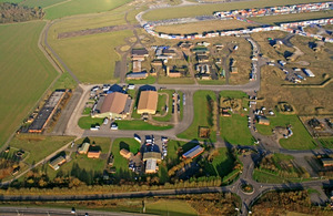 Aerial view of Alconbury Enterprise Zone