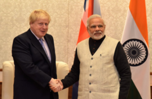 Foreign Secretary Boris Johnson meets Prime Minister Narendra Modi