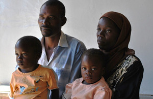 The Magadi family. Picture: Julianne Guariglia/Clinton Health Access Initiative (CHAI)