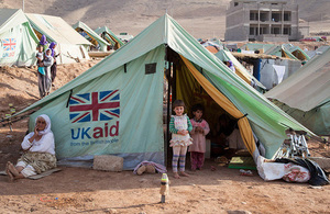 Shelter provided by UK aid for people displaced by Daesh in Iraq. Picture: Florian Seriex/Action Against HungerPicture: Florian Seriex/Action Against Hunger