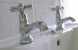 Two running taps
