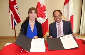 British and Canadian Embassies in Peru sign Memorandum of Understanding (MoU)