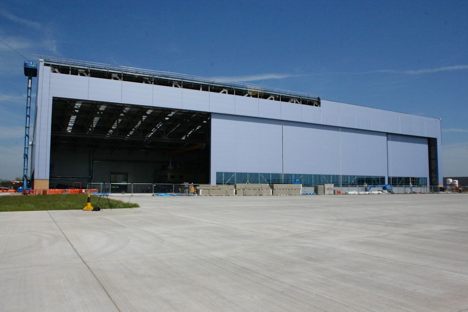 A400M Atlas aircraft maintenance repair and overhaul facility completed at RAF Brize Norton