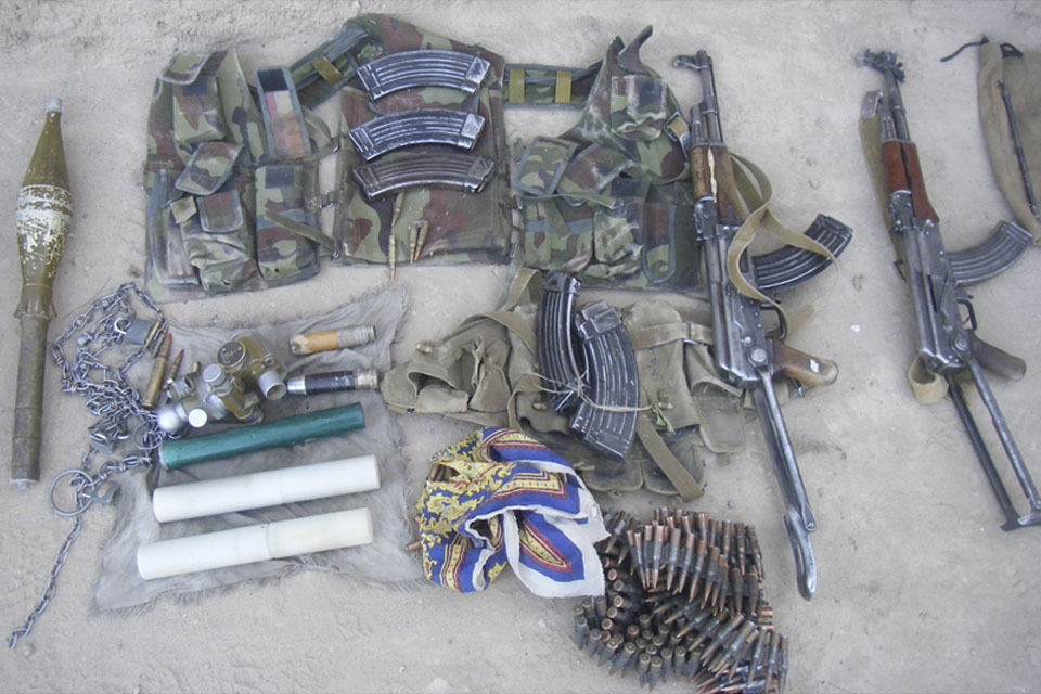UK troops help Afghan Army seize insurgents and weapons