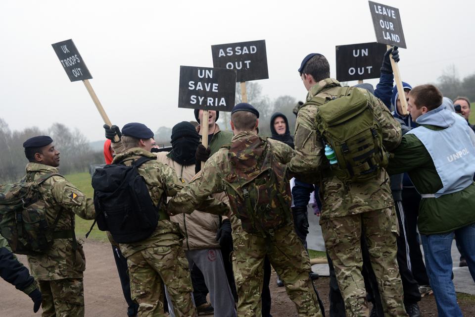 17 Port and Maritime Regiment Group on their pre-deployment training