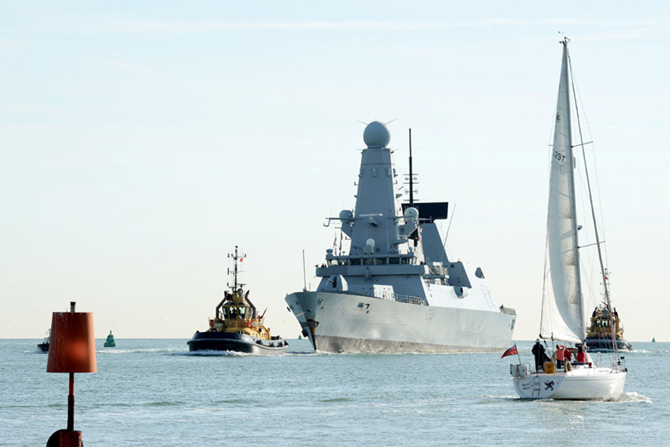 HMS Dauntless returns from maiden deployment
