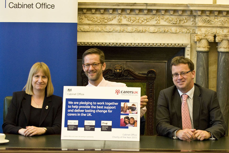 Cabinet Office charity of the year 2015 to 2016: Carers UK