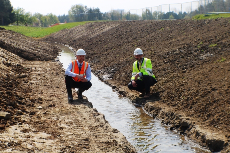 River diverted to reduce flood risk