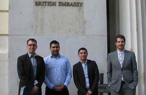 Fellows' visit at the British Embassy Budapest
