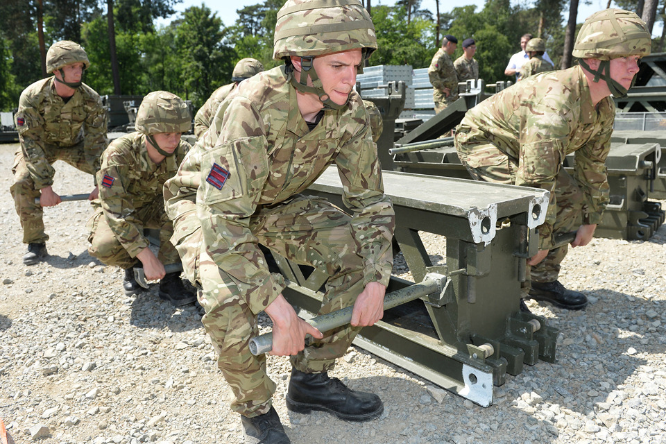 Reservists in Germany for Exercise Ypres Sapper