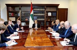 Minister Burt with President Michel Aoun