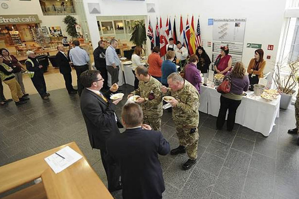 Judging the Sergeants Mess's curry 