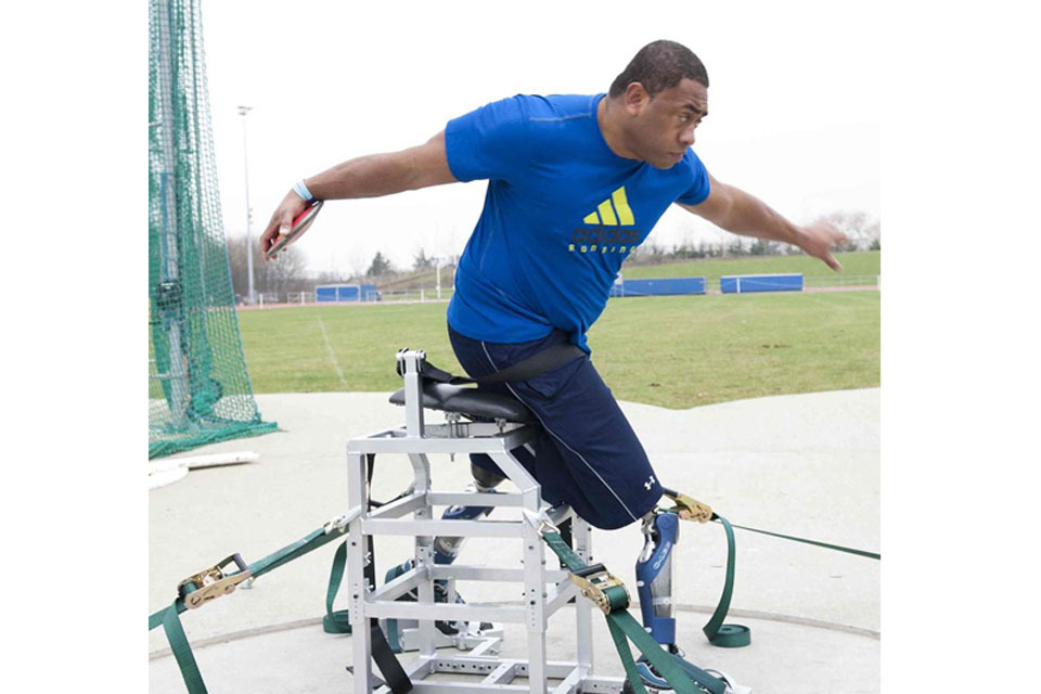 Private Derek Derenalagi selected for the Paralympics