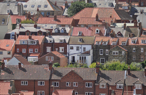 Rooftops of houses