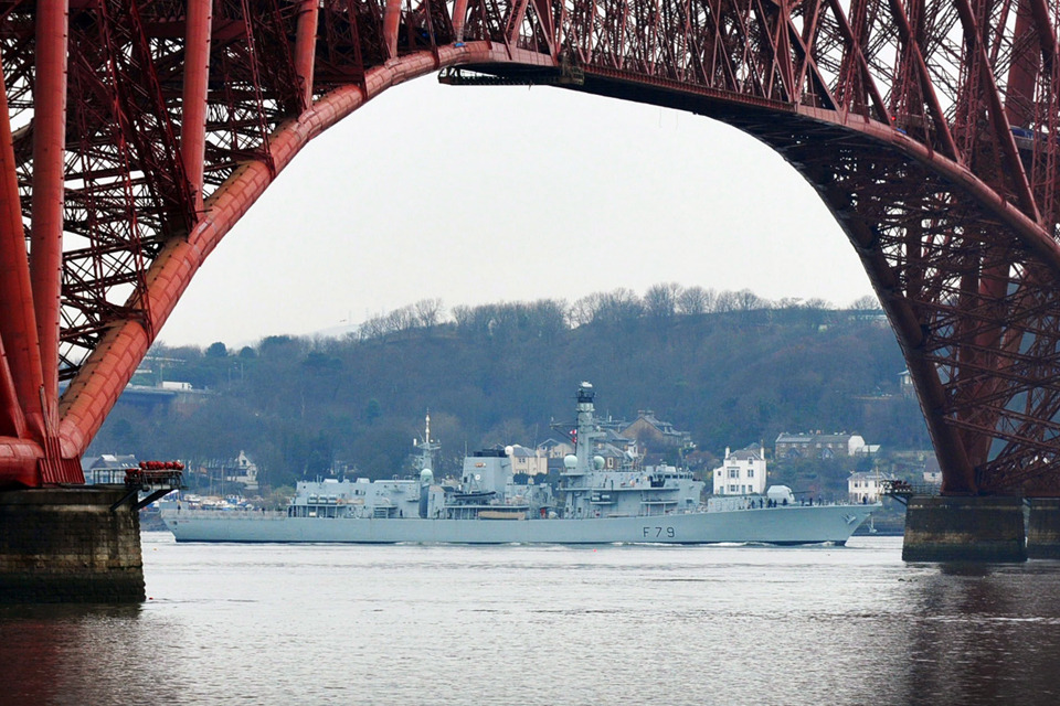 HMS Portland sets sail after £27 million refit