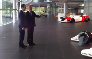 Chancellor visiting McLaren