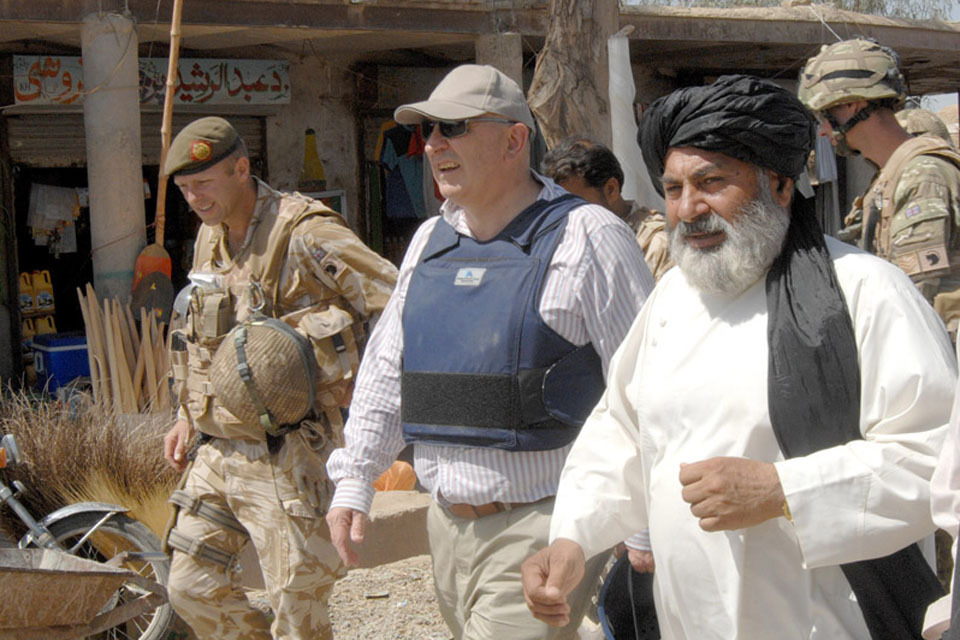 New British Ambassador to Afghanistan visits Nad 'Ali