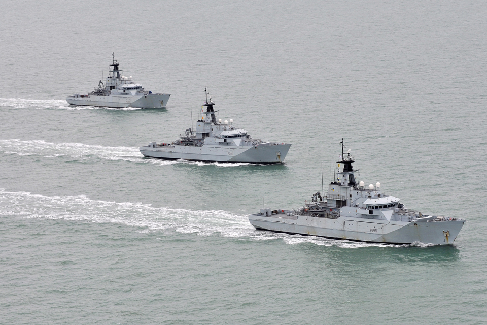 First steel cut on new patrol ships