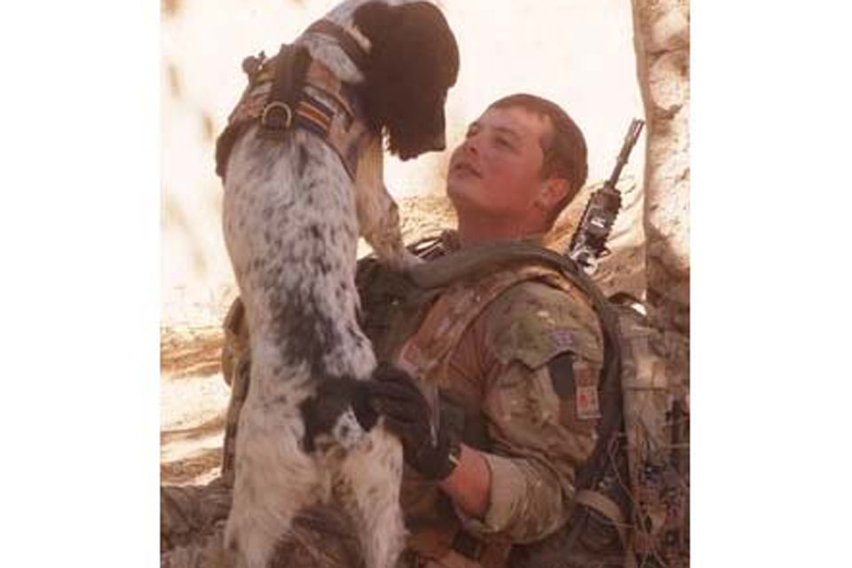 Lance Corporal Liam Tasker and Theo (All rights reserved.)