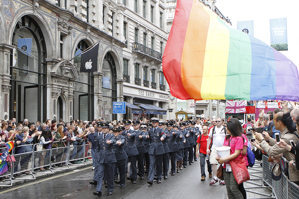 Military recognised in Stonewall’s top 100