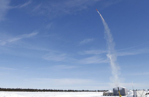 Sea Ceptor missile trial in Sweden [Picture: Copyright MBDA UK Ltd]