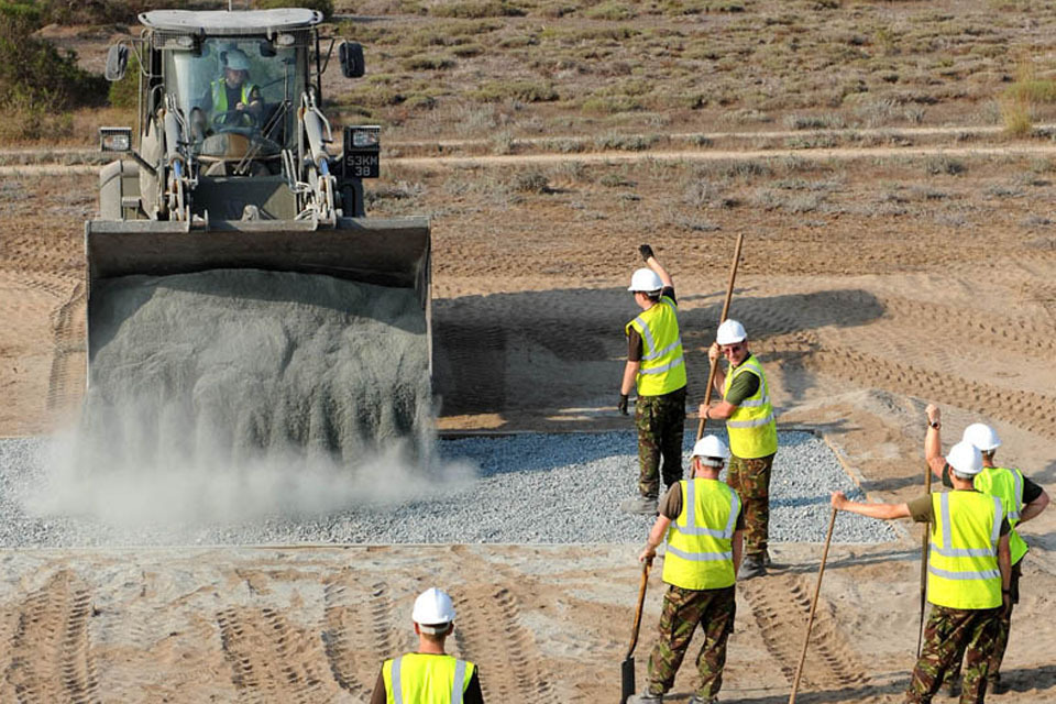 Army Reserves build IED search facility