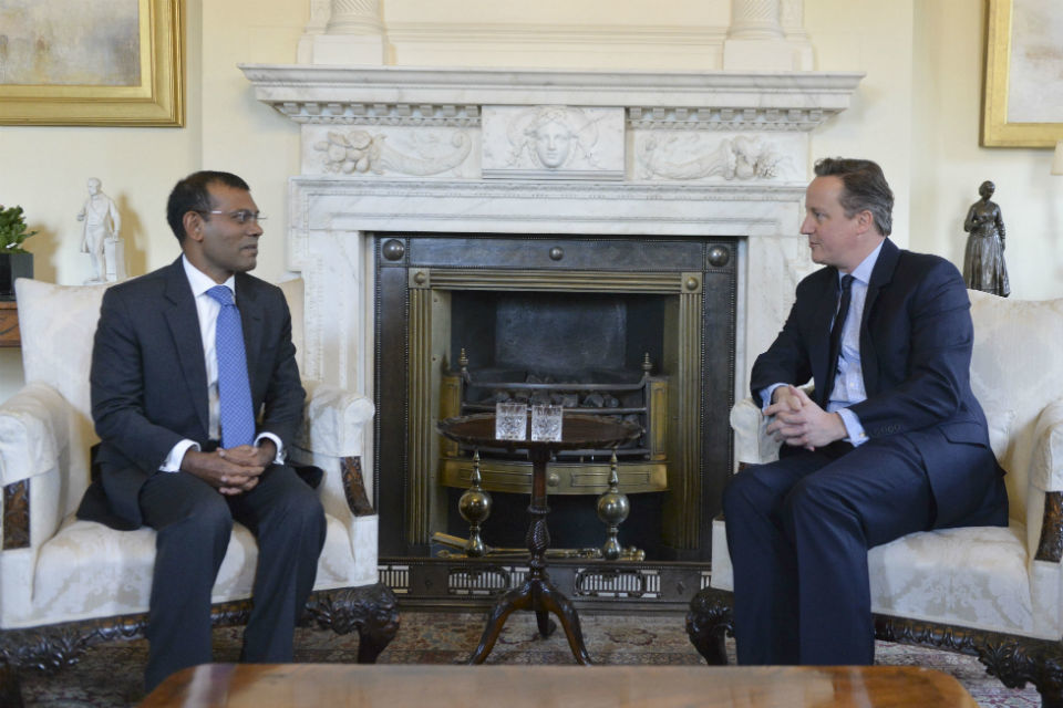 PM meeting with former Maldives President Mohamed Nasheed