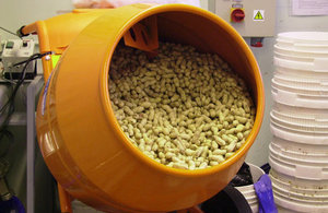 Bulk Sample Mixing using a Cement Mixer