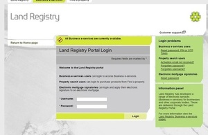 Portal homepage