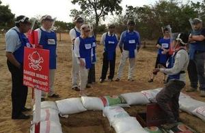 A six member delegation of British Parliamentarians visited the North of Sri Lanka last month and witnessed the UK funded demining programme.