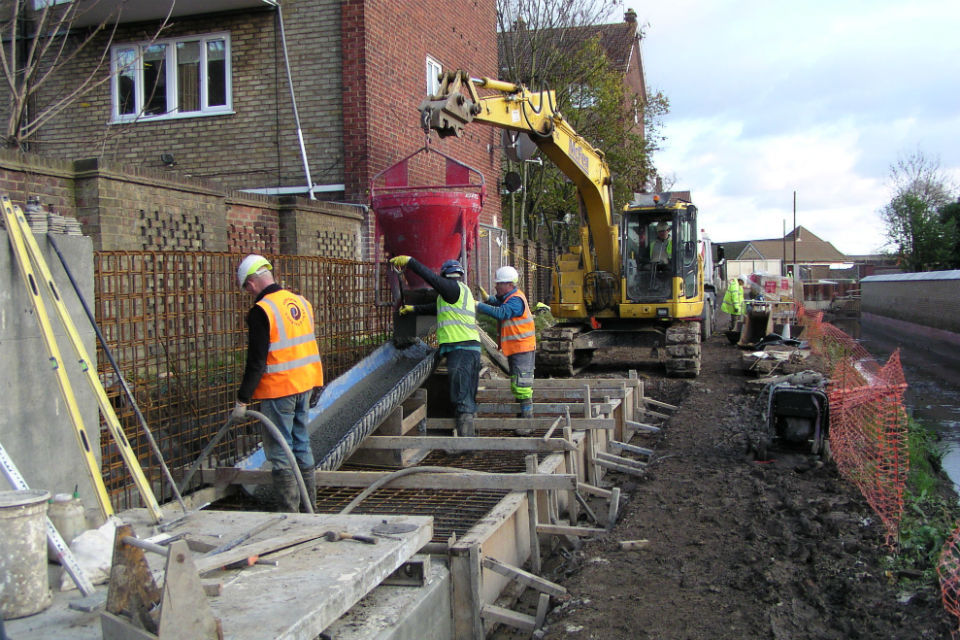 Earlier flood protection for homes in the East of England