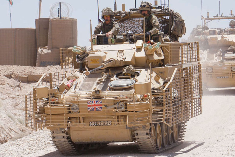 Light Dragoons step up mentoring in Helmand