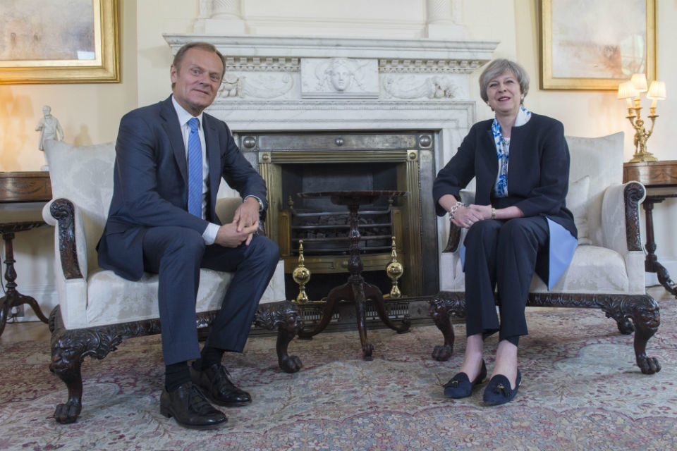 PM meeting with Donald Tusk: 6 April 2017