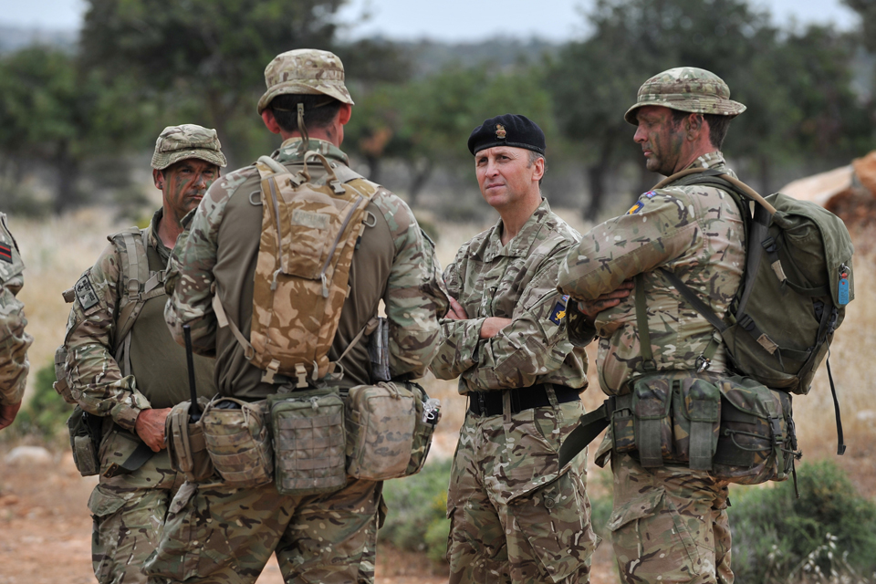 Reservists and regular soldiers train together in Cyprus