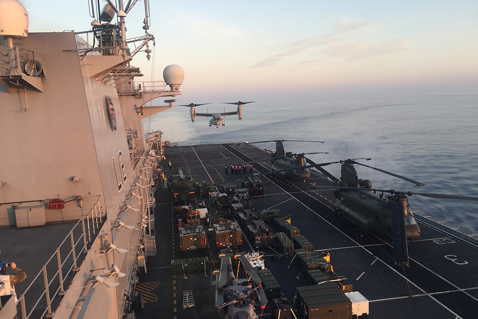 UK Armed Forces take part in biggest NATO exercise in over 10 years